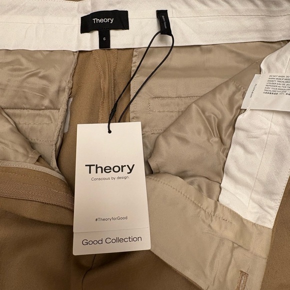 Theory High Waisted Demitria Wool Pants - Picture 11 of 13